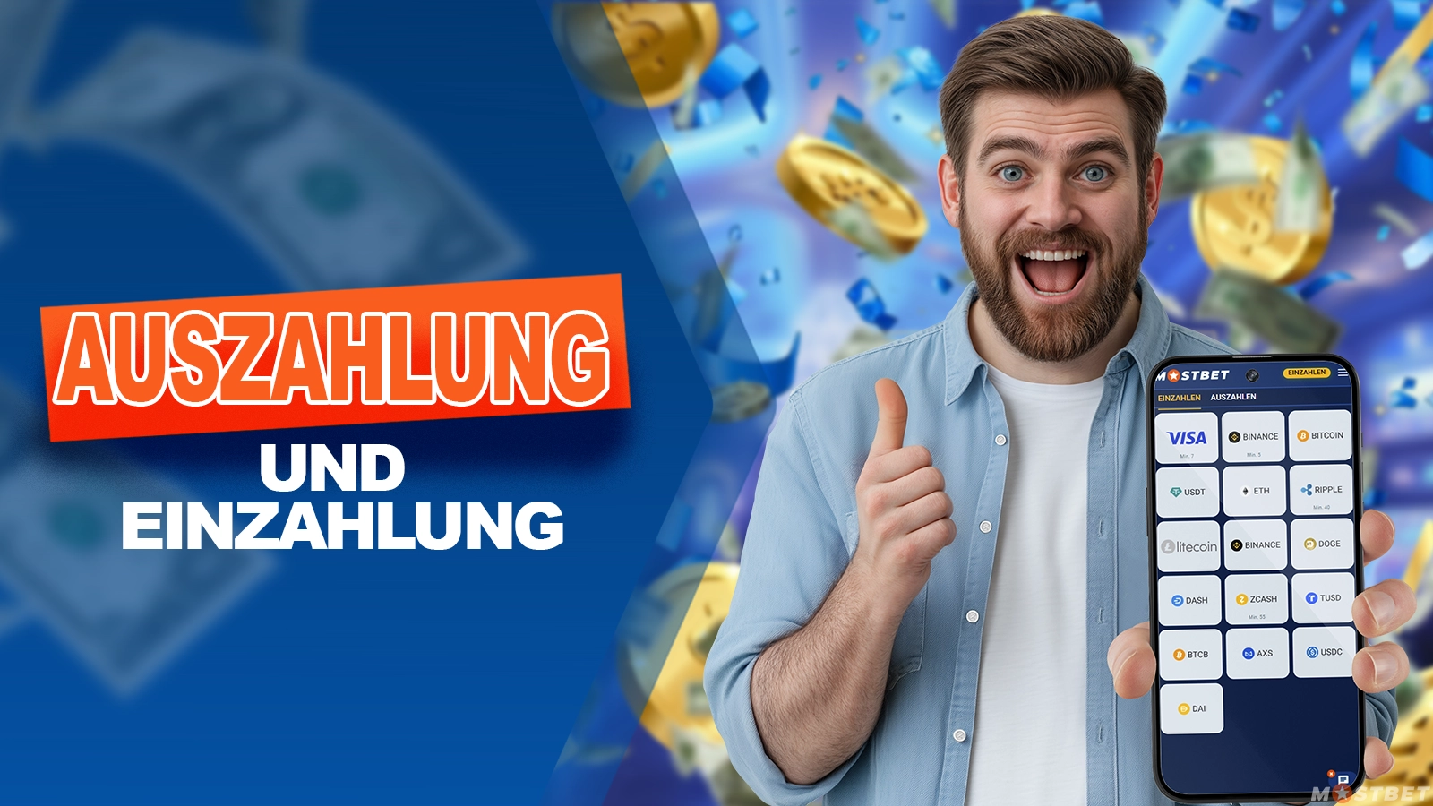 Mostbet Zahlungsmethoden