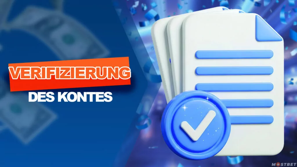Verifizierung eines neuen Kontos